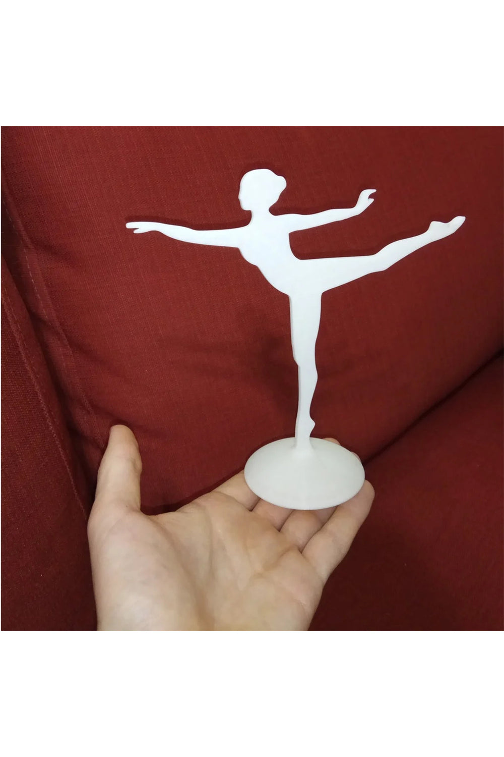 Dekoratif Balerin Tasarımlı Takı Standı, Düzenleyici, Yüzük/Küpe/Kolye/Takı Askılığı - Sert Plastik