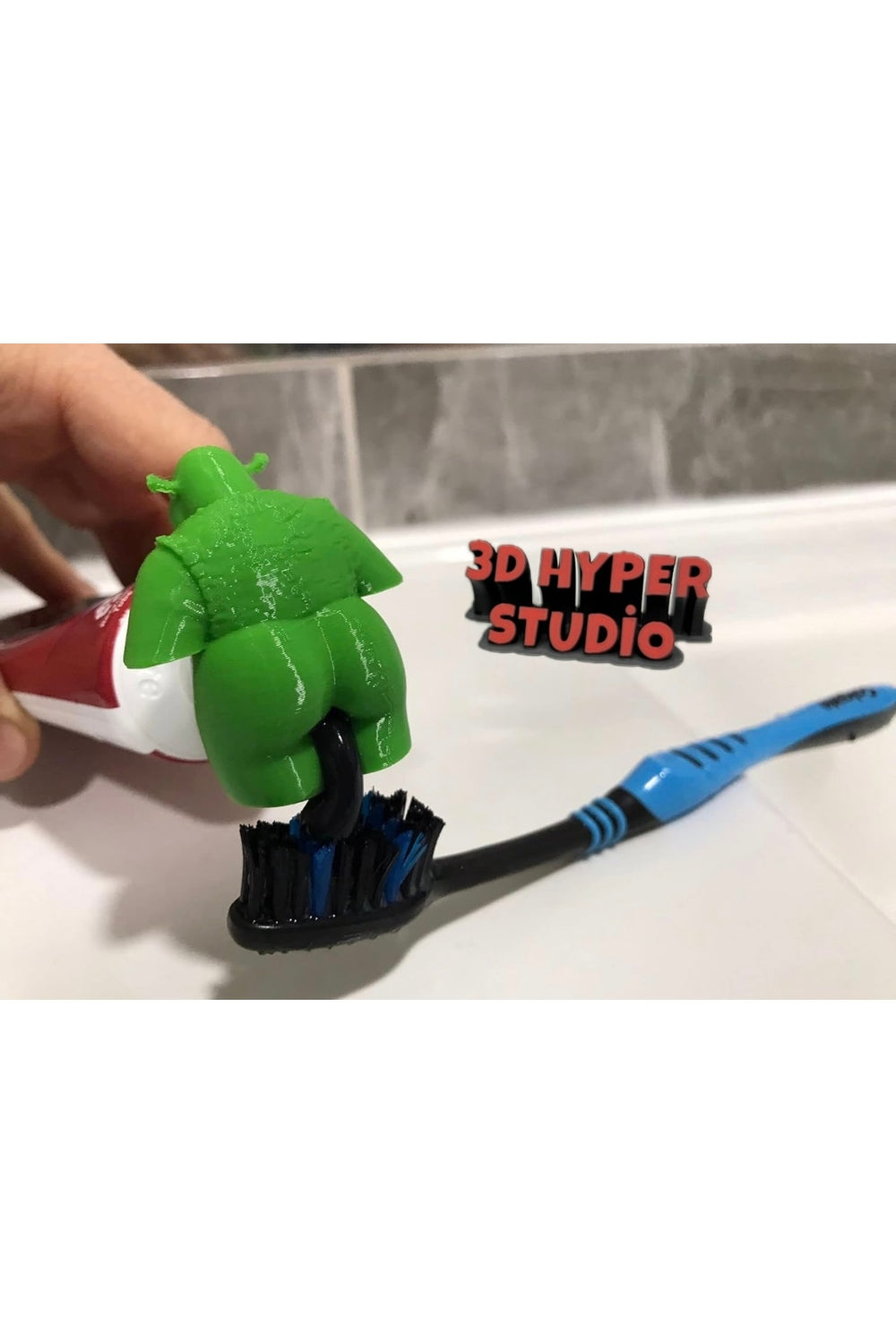 Shrek Diş Macunu Kapağı - Eğlenceli Diş Macunu Kapağı