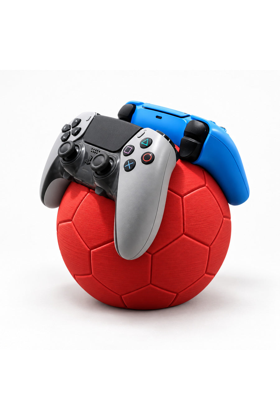 PS5 DualSense Futbol Topu Standı | 3D Baskı Oyun Kolu Tutucu | Gaming Dekorasyon Aksesuarı
