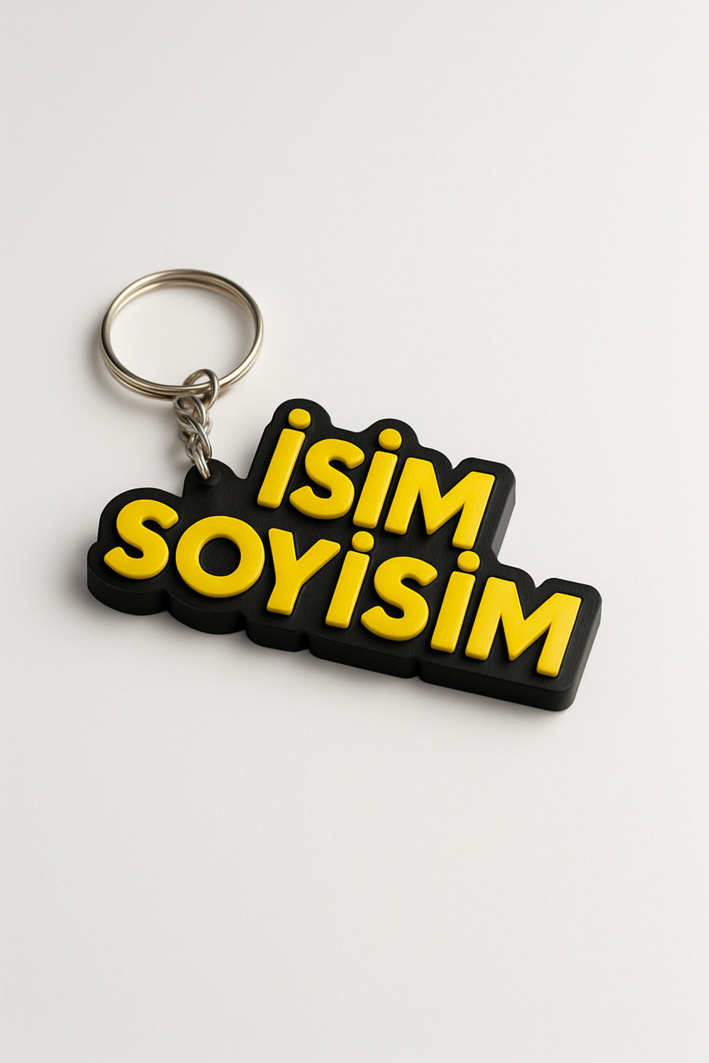 İsim Soyisim Yazılı Kişiye Özel Anahtarlık – Premium Hediyelik Tasarım