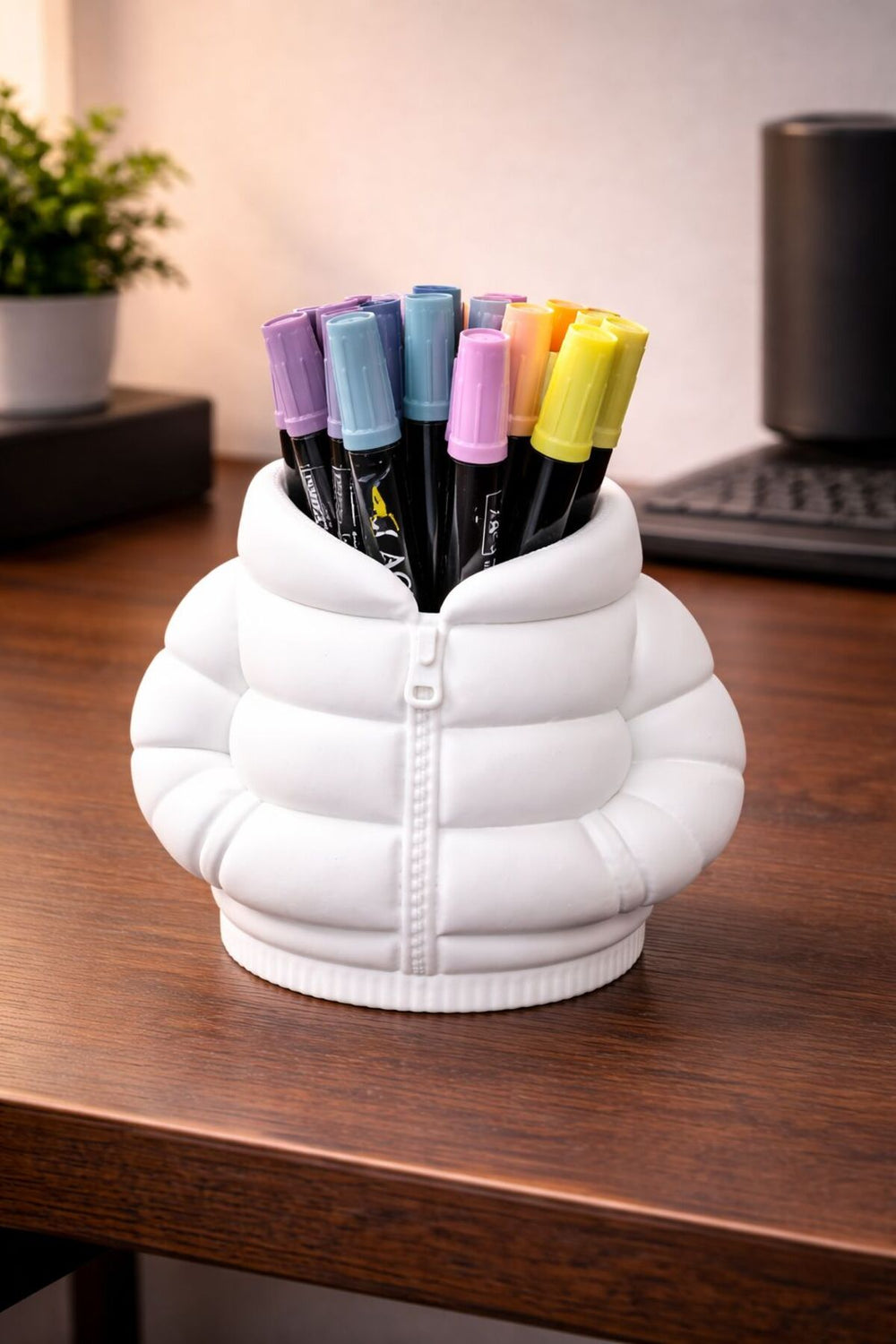 Puffy Mont Tasarımlı Kalemlik – Çalışma Masası Dekoru Hediyelik