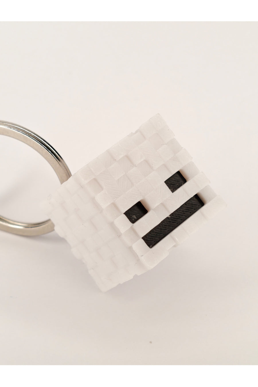 Minecraft Skeleton Anahtarlık – 3D Baskı İskelet Kafası Anahtarlık, Gamer Aksesuarı, Koleksiyonluk Oyun Karakteri Hediyesi