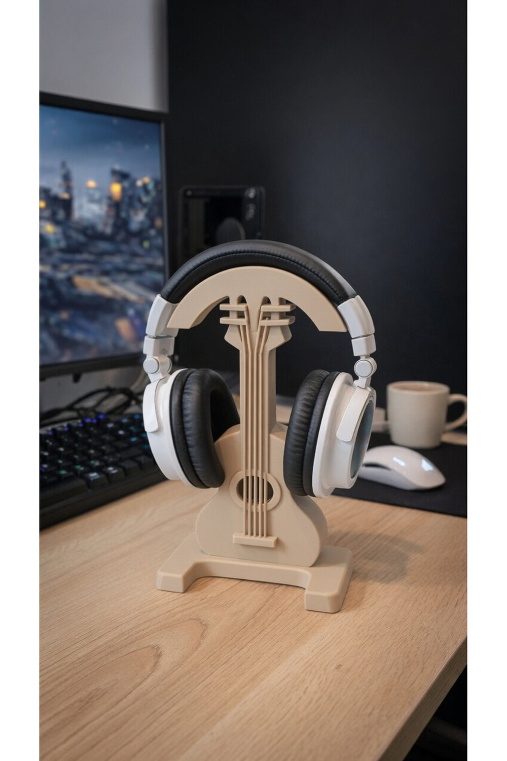 Kulaklık Standı, Gitar Figürlü Kulaküstü Kulaklık Standı