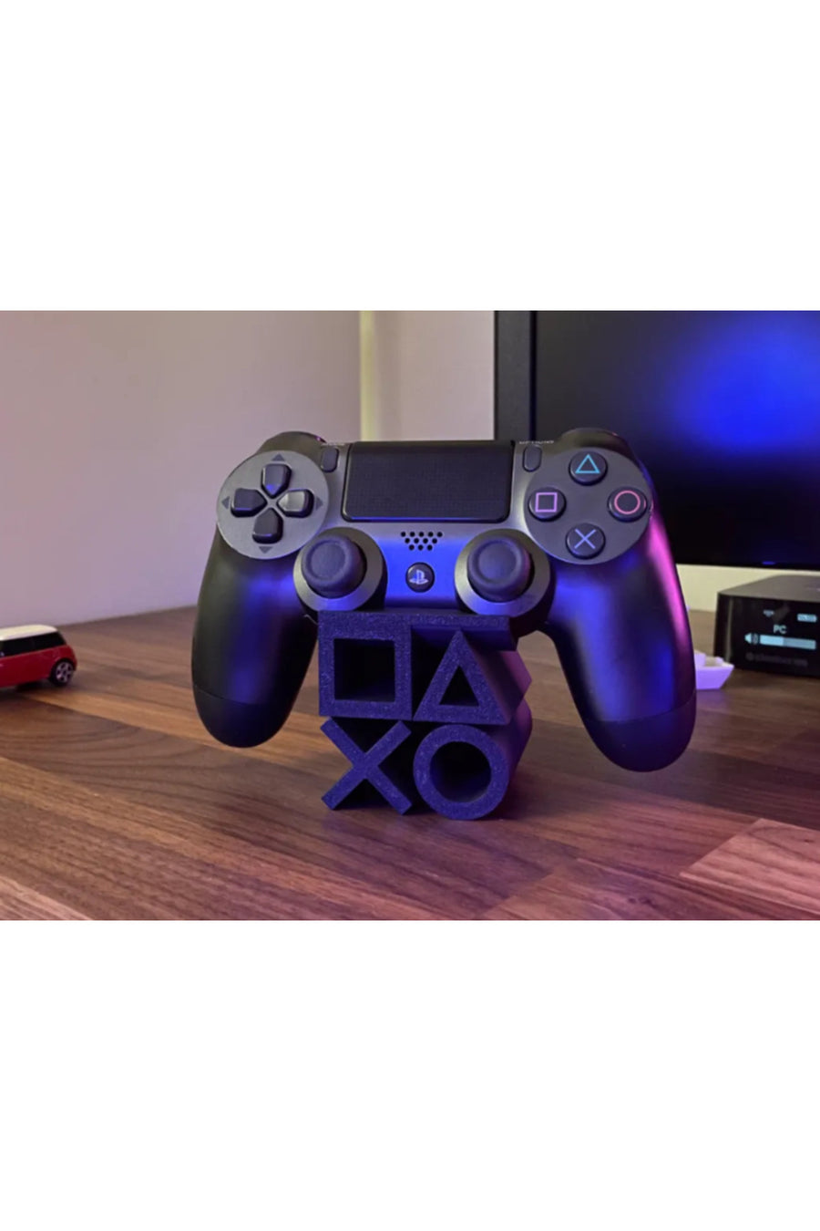 PS4 / PS5 Joypad Tutucu - İkonik Tuş Tasarımlı 3D Baskı Stand