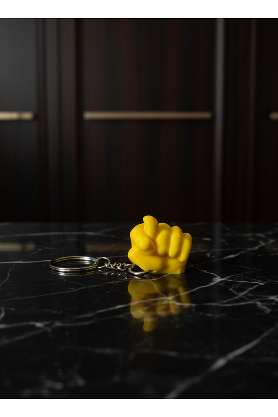 Esprili “Nah” El İşareti Anahtarlık (Nahtarlık) – 3D Baskı Mini Figür (3–4 cm)