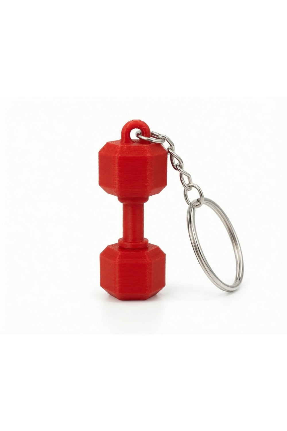3D Baskı Dumbbell Anahtarlık - Fitness Sporcu Hediyelik Anahtarlık