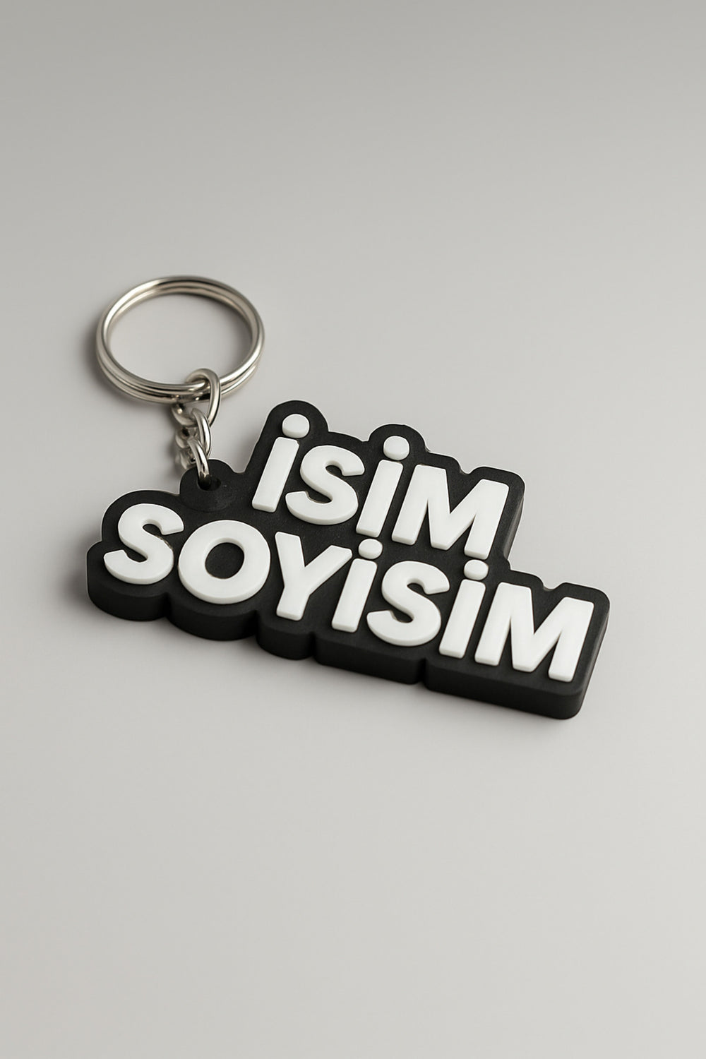 İsim Soyisim Yazılı Kişiye Özel Anahtarlık – Premium Hediyelik Tasarım