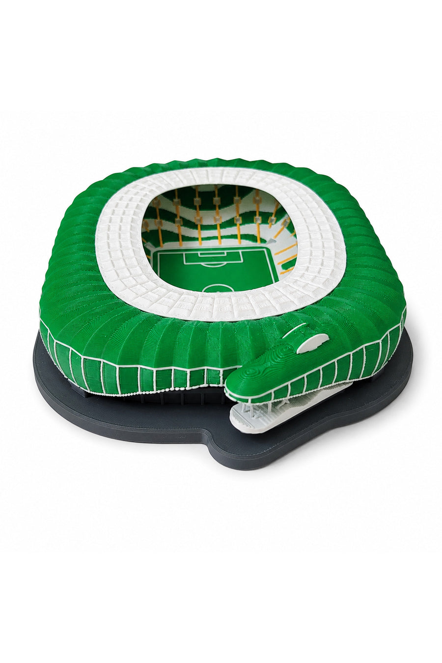 3D Baskı Timsah Temalı Futbol Stadyumu Maketi 20 cm | Dekoratif Stadyum Modeli | Masaüstü Koleksiyon Ürünü