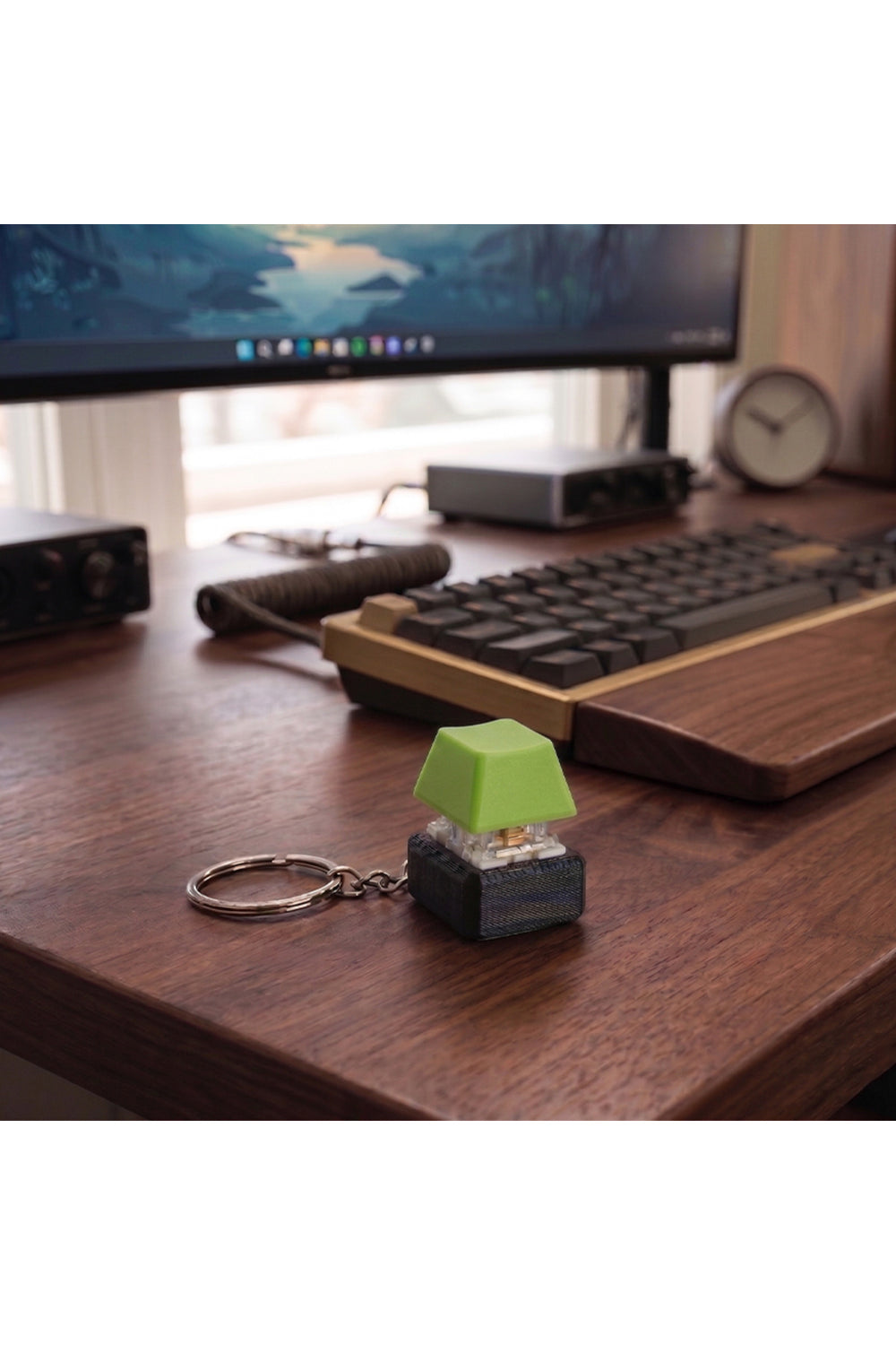 Keycap Tuş Anahtarlık - Blue Switch Anahtarlık - Stres Atıcı - Tık Tık Tuş Basma Hisli