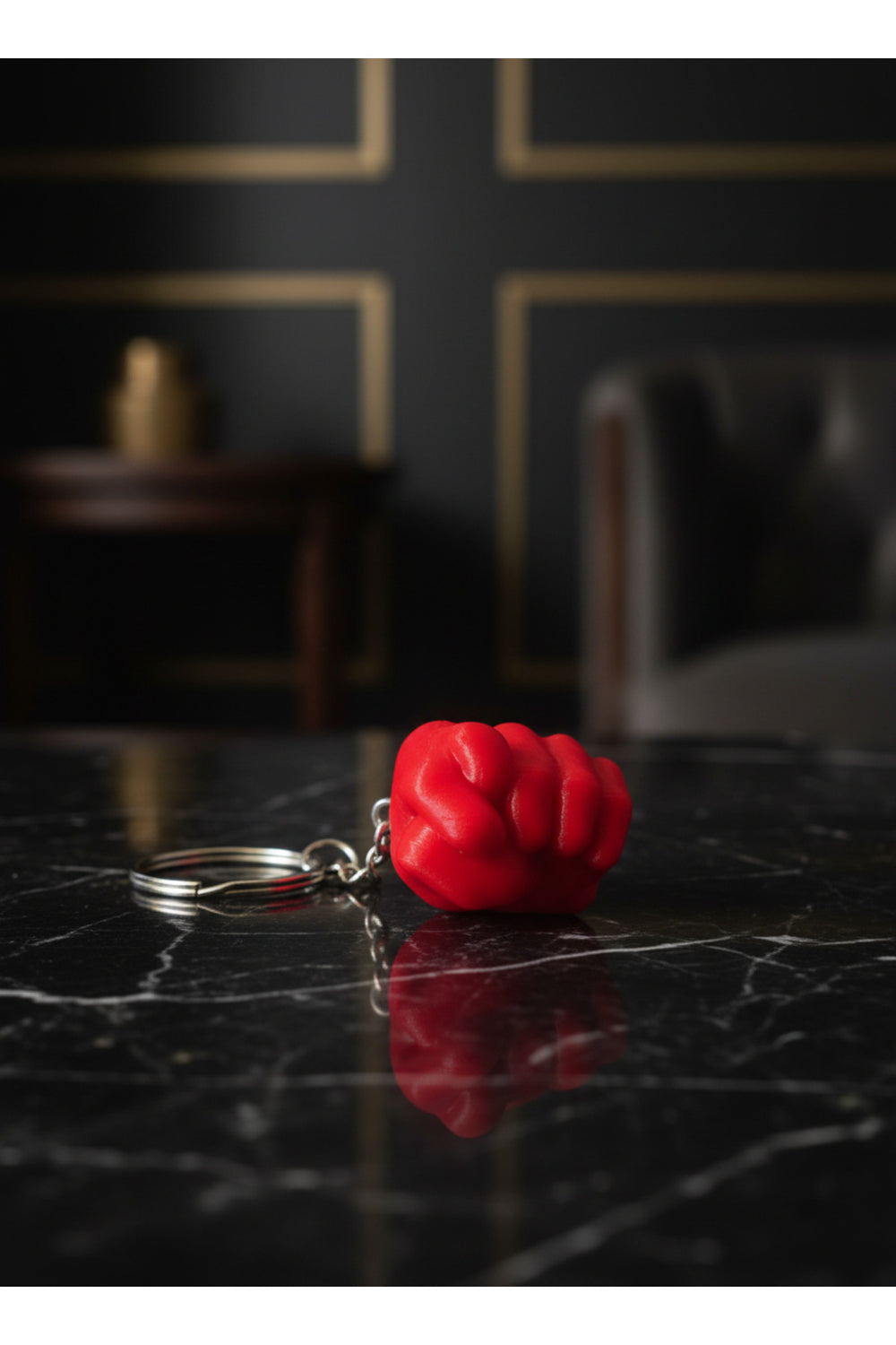 Esprili “Nah” El İşareti Anahtarlık (Nahtarlık) – 3D Baskı Mini Figür (3–4 cm)