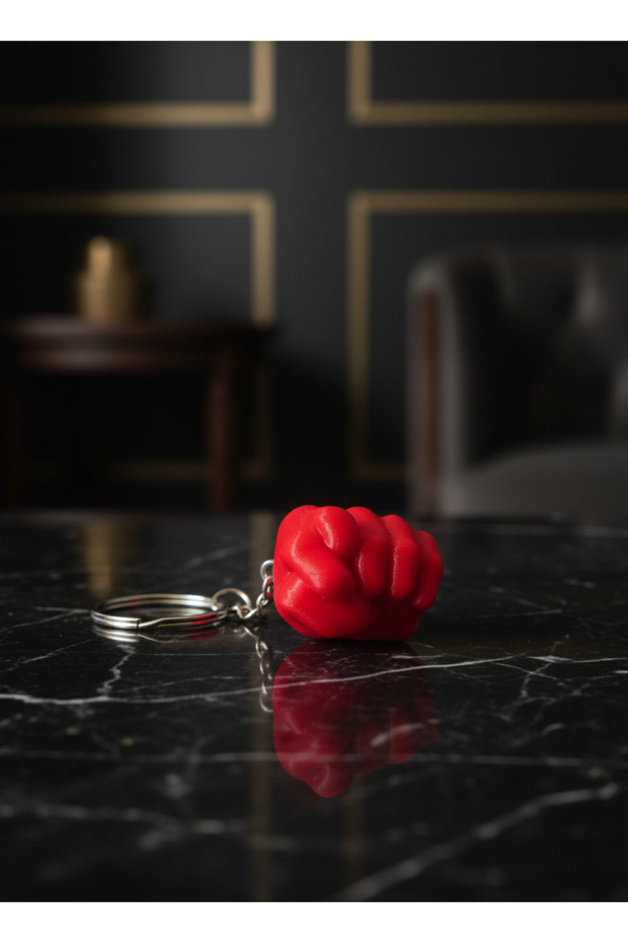 Esprili “Nah” El İşareti Anahtarlık (Nahtarlık) – 3D Baskı Mini Figür (3–4 cm)