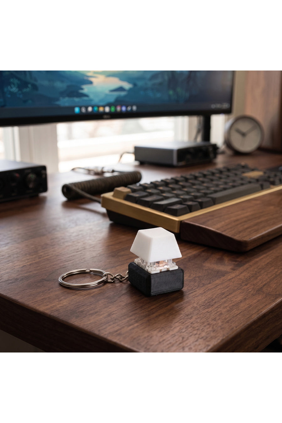 Keycap Tuş Anahtarlık - Blue Switch Anahtarlık - Stres Atıcı - Tık Tık Tuş Basma Hisli
