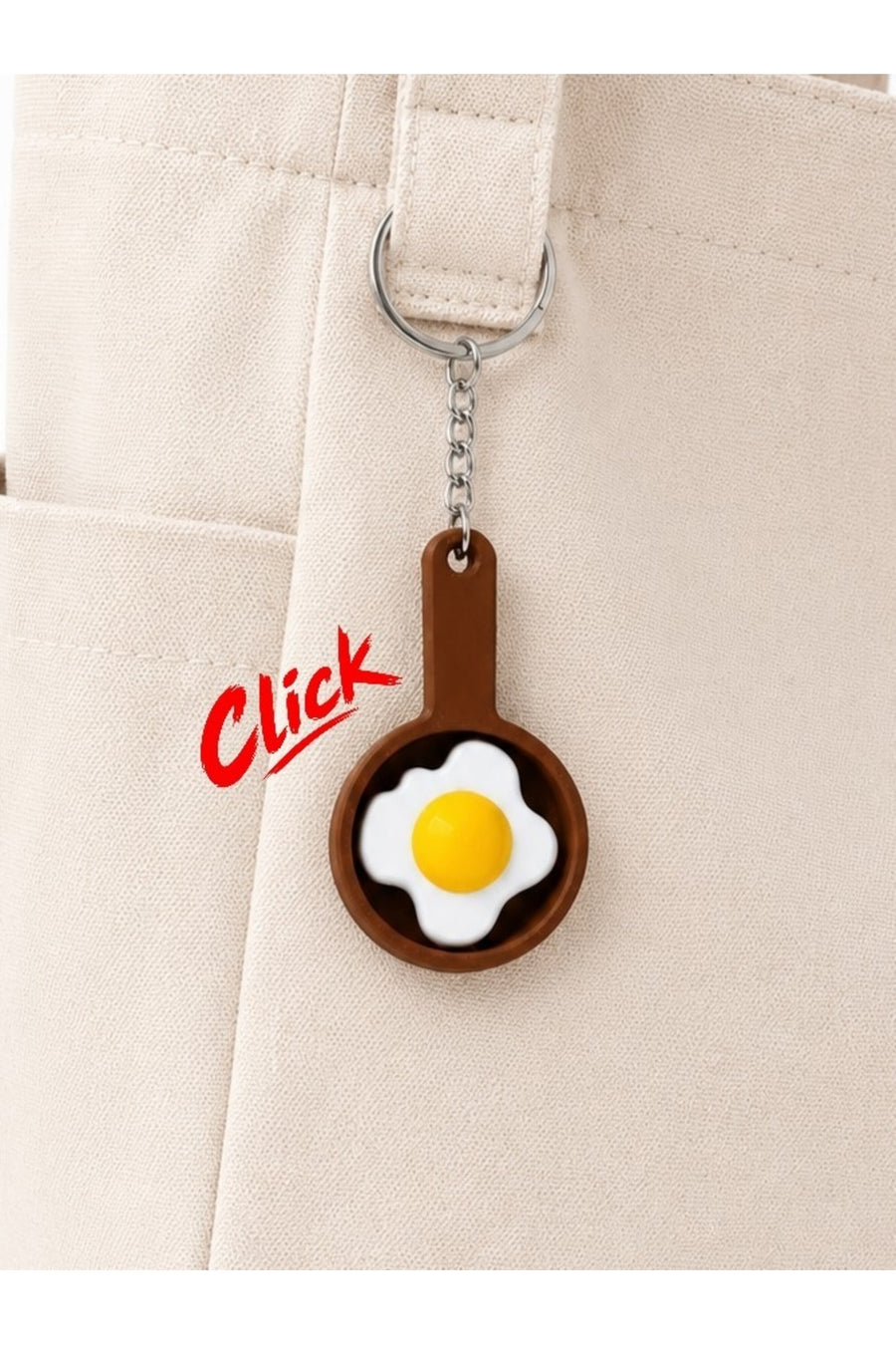 CLICKER ANAHTARLIK, TAVADA YUMURTA TASARIM.