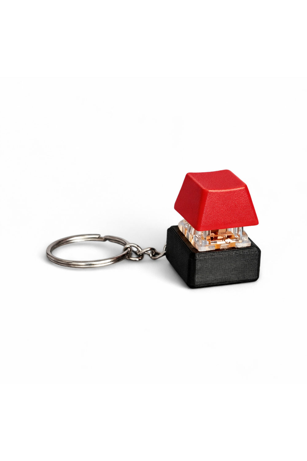Kırmızı Keycap Tuş Anahtarlık - Blue Switch - Stres Atıcı - Tık Tık Tuş Basma Hisli