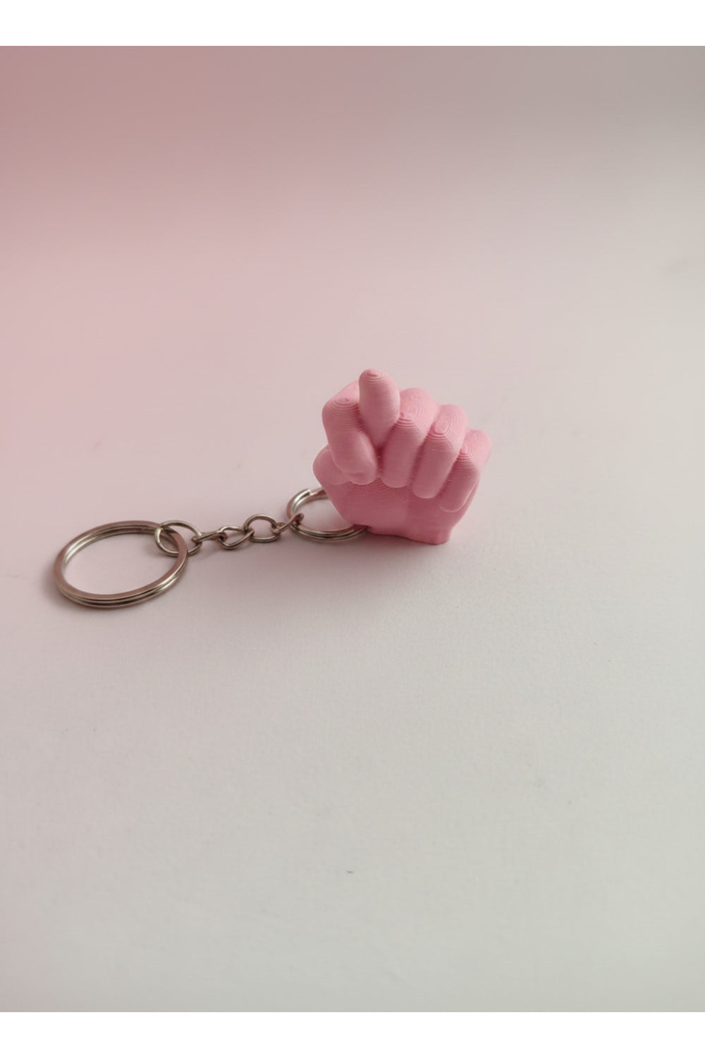 Esprili “Nah” El İşareti Anahtarlık (Nahtarlık) – 3D Baskı Mini Figür (3–4 cm)