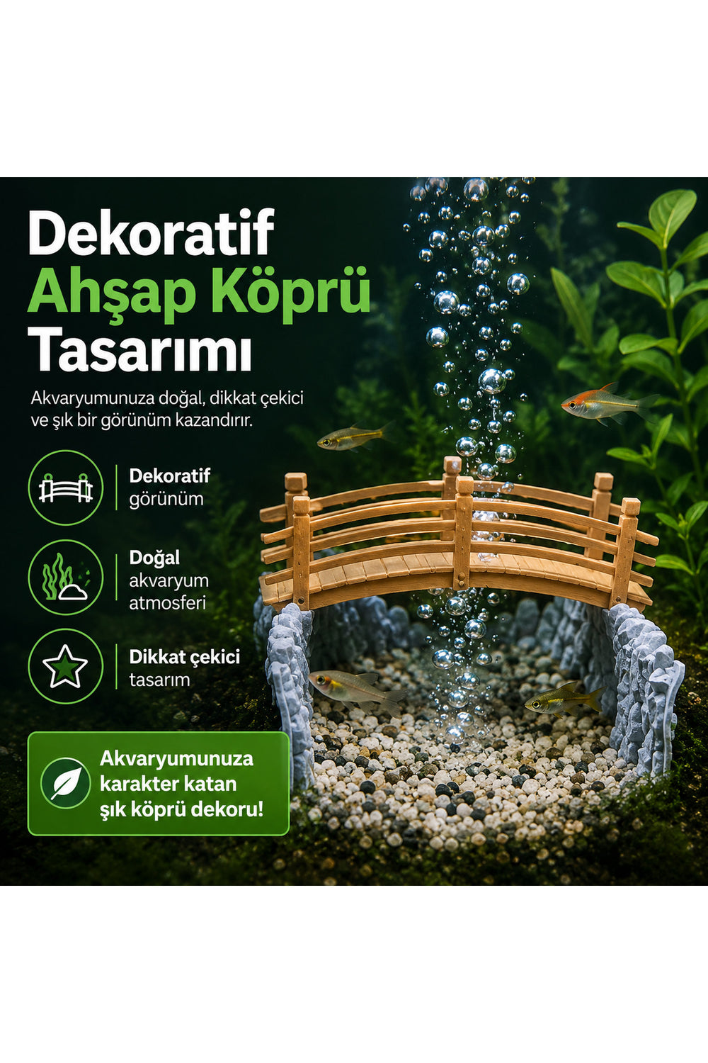 Dekoratif Akvaryum Aksesuarı