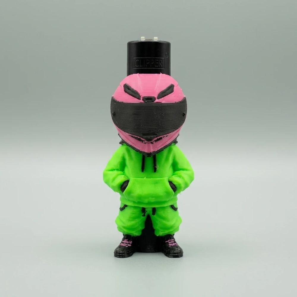 Pembe Kask Motorcu Clipper Çakmak – Street Koleksiyonu